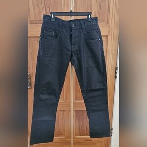 Vintage G Star Raw South East D Blk Button Fly Jeans Size 33